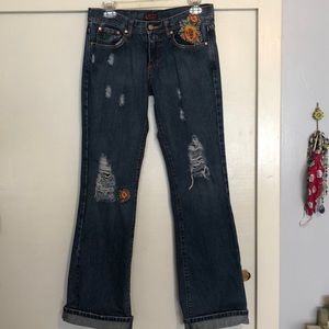 Vintage 70’s style jean. Gently worn.  Size 5